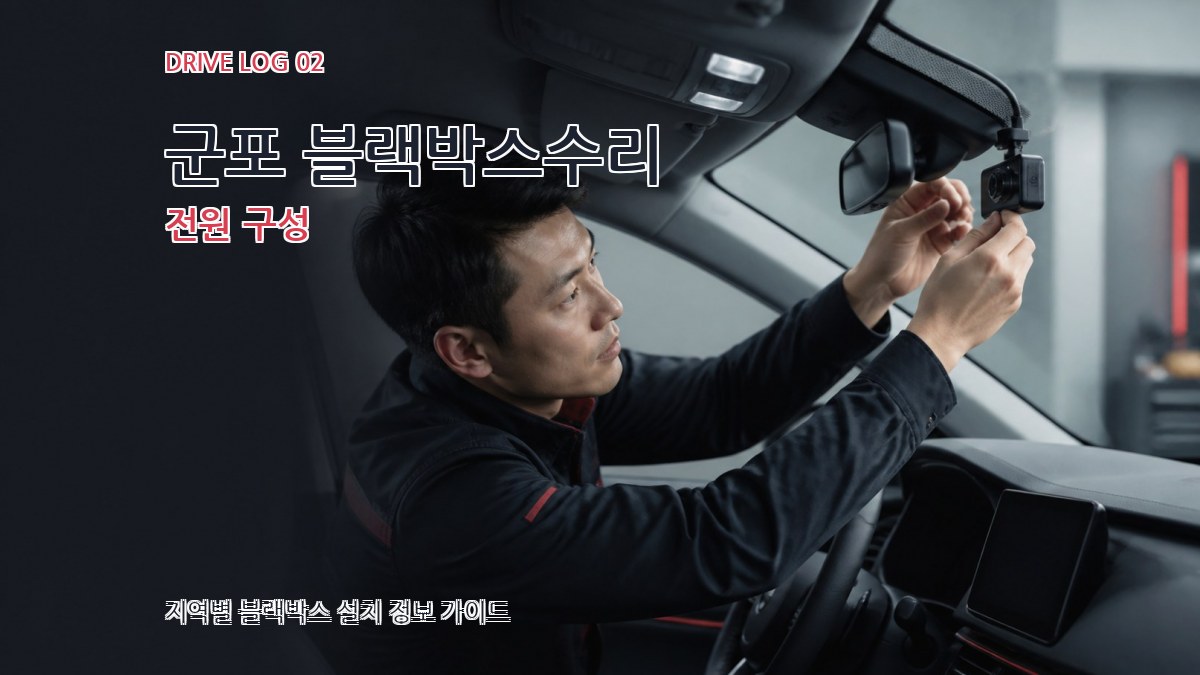 군포 블랙박스수리 전원 구성