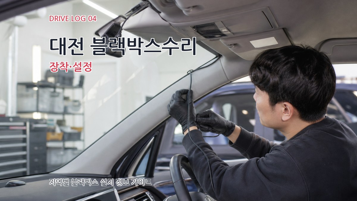대전 블랙박스수리 장착·설정