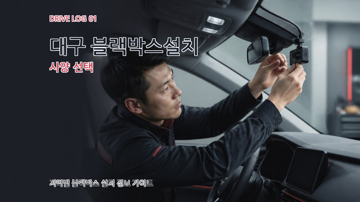대구 블랙박스설치