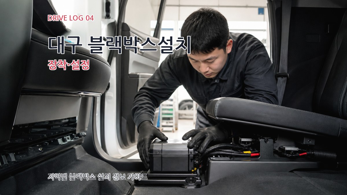 대구 블랙박스설치 장착·설정
