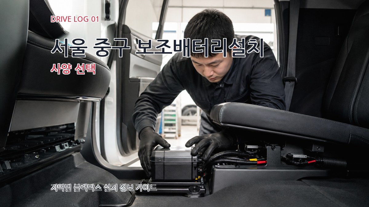 서울 중구 보조배터리설치