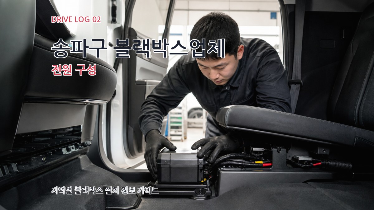 송파구 블랙박스업체 전원 구성
