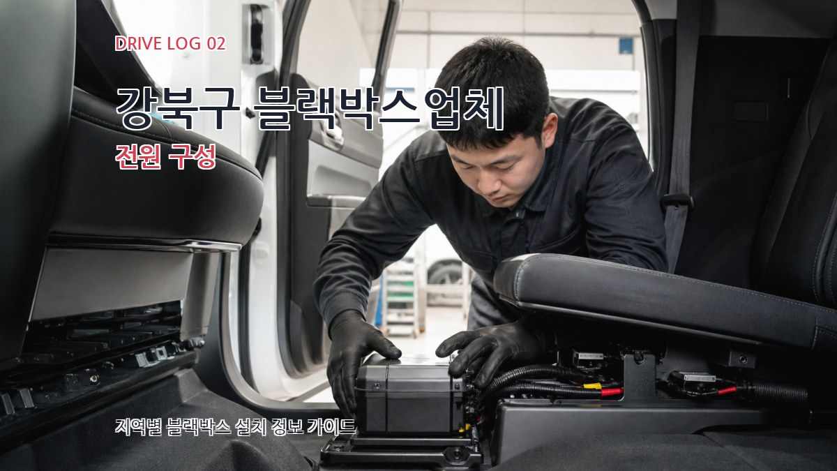 강북구 블랙박스업체 전원 구성