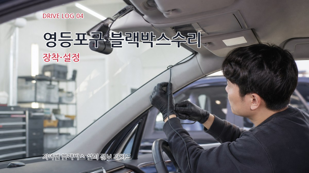 영등포구 블랙박스수리 장착·설정