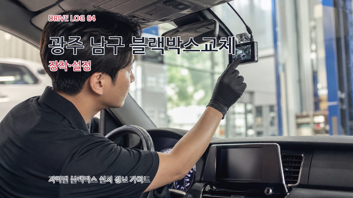 광주 남구 블랙박스교체 장착·설정