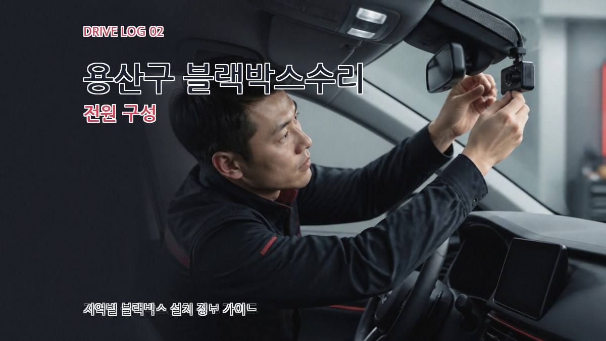 용산구 블랙박스수리 전원 구성