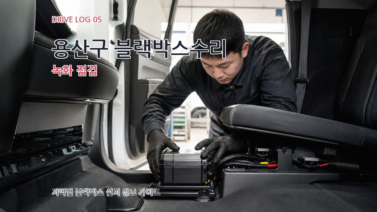 용산구 블랙박스수리 녹화 점검