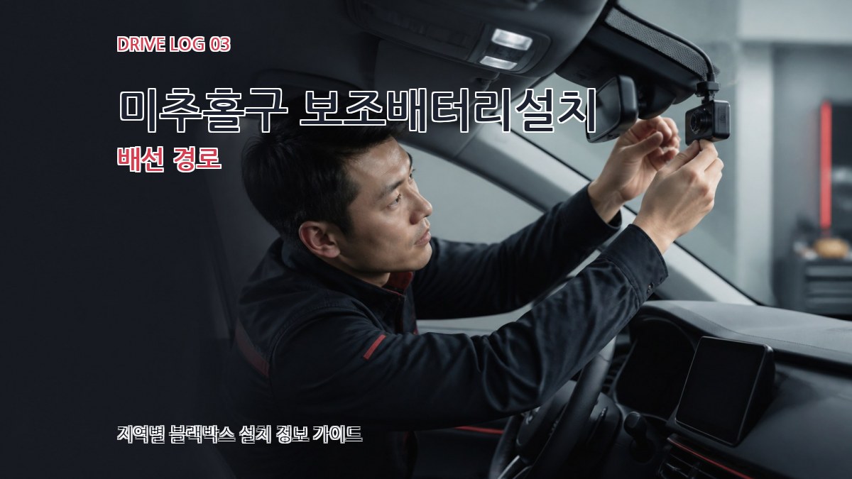 미추홀구 보조배터리설치 배선 경로