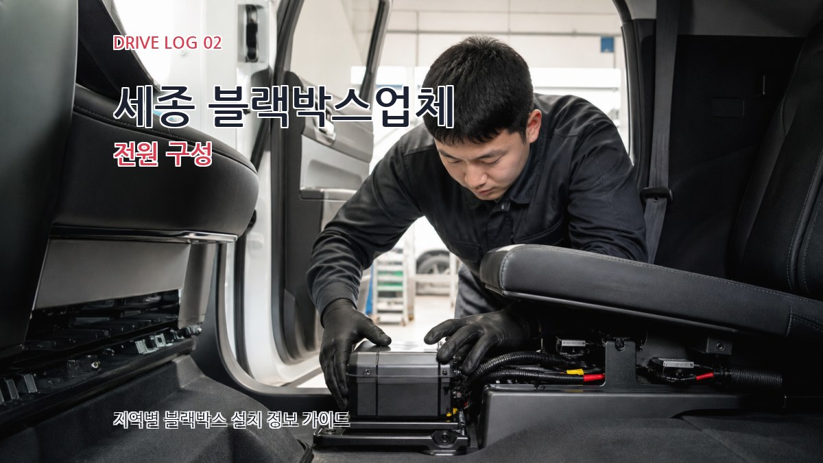 세종 블랙박스업체 전원 구성