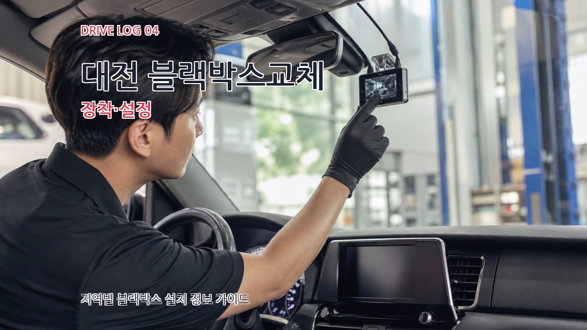 대전 블랙박스교체 장착·설정