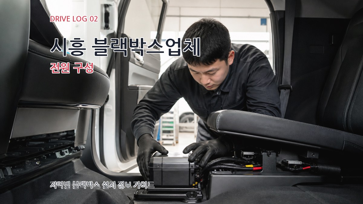 시흥 블랙박스업체 전원 구성