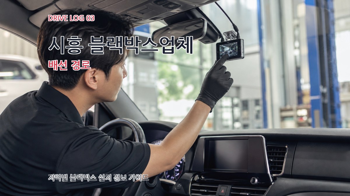 시흥 블랙박스업체 배선 경로