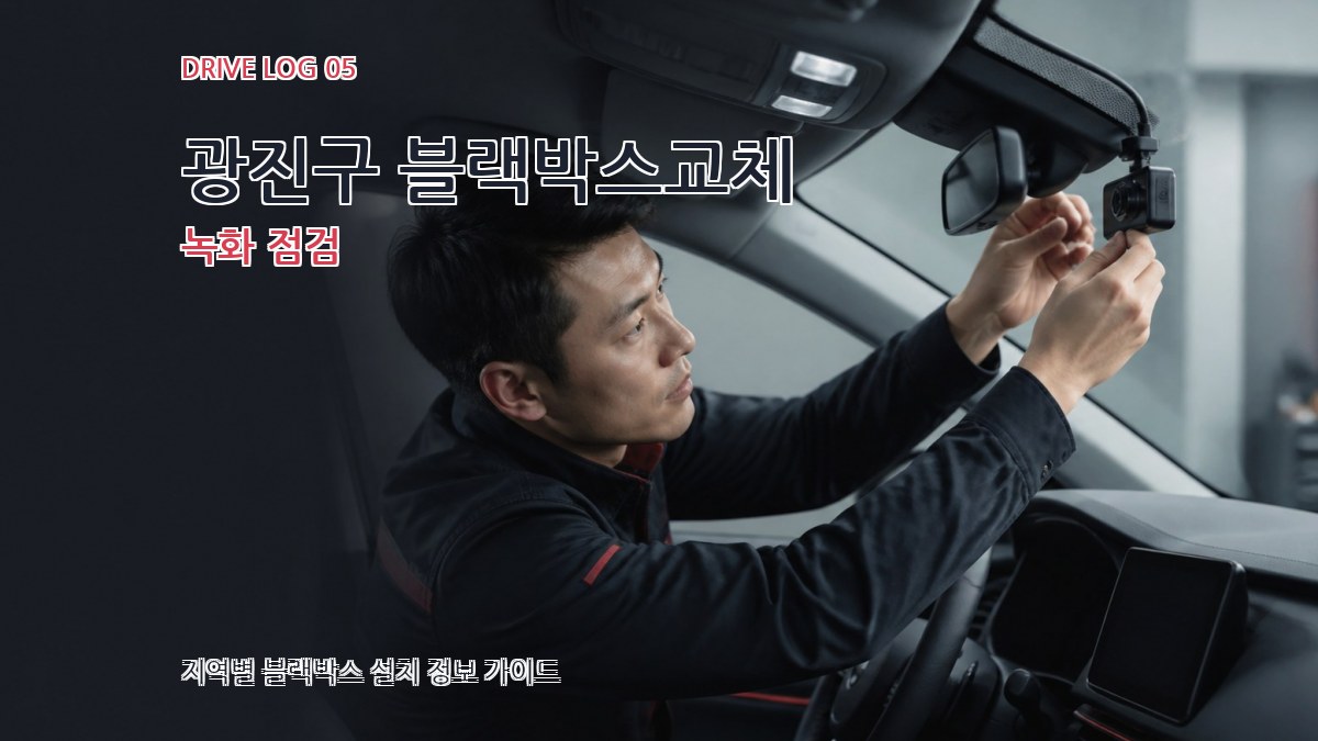 광진구 블랙박스교체 녹화 점검