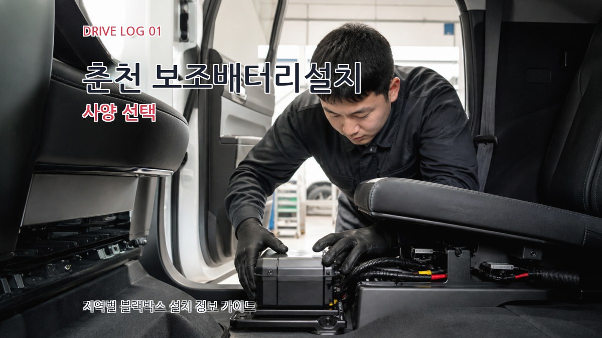 춘천 보조배터리설치