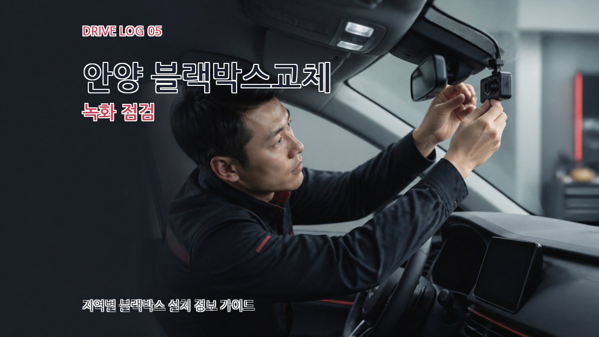 안양 블랙박스교체 녹화 점검