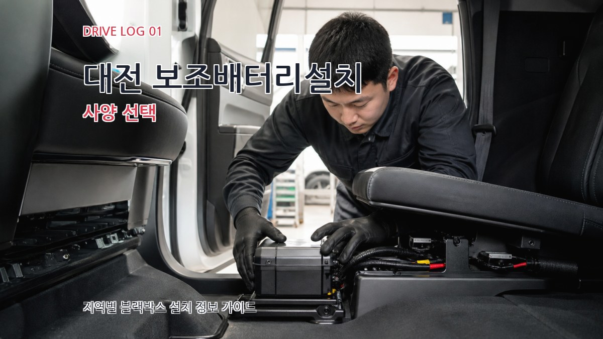 대전 보조배터리설치