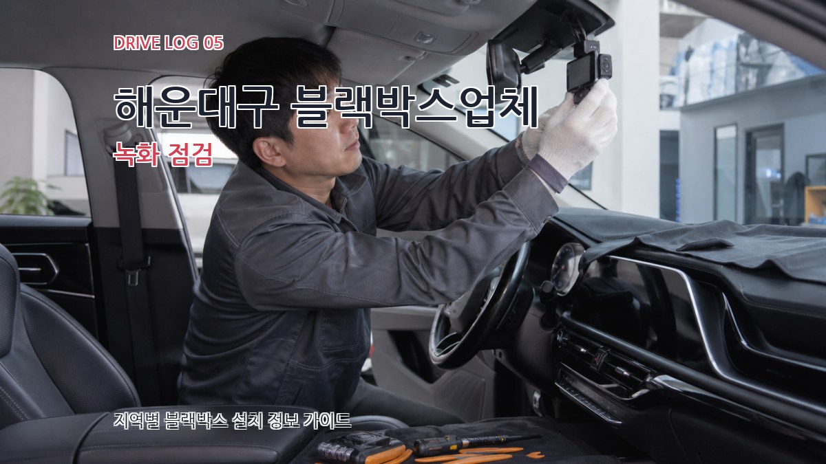 해운대구 블랙박스업체 녹화 점검