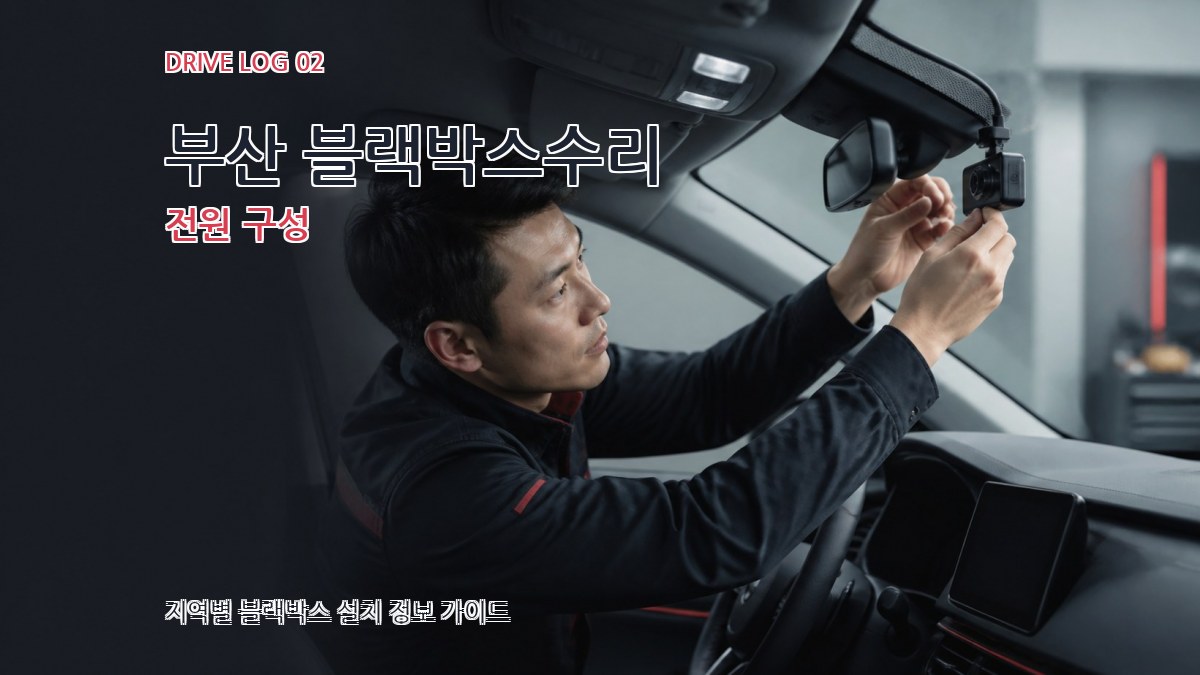 부산 블랙박스수리 전원 구성
