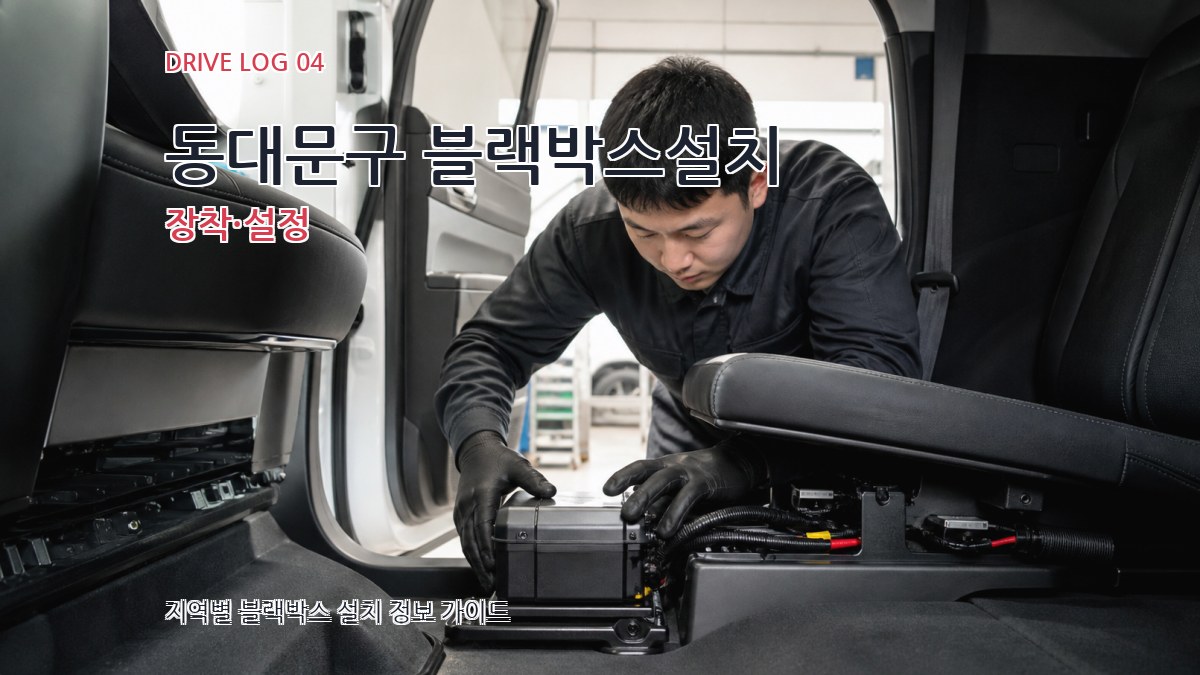 동대문구 블랙박스설치 장착·설정