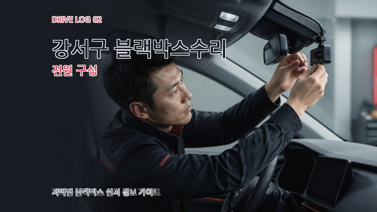 강서구 블랙박스수리 전원 구성