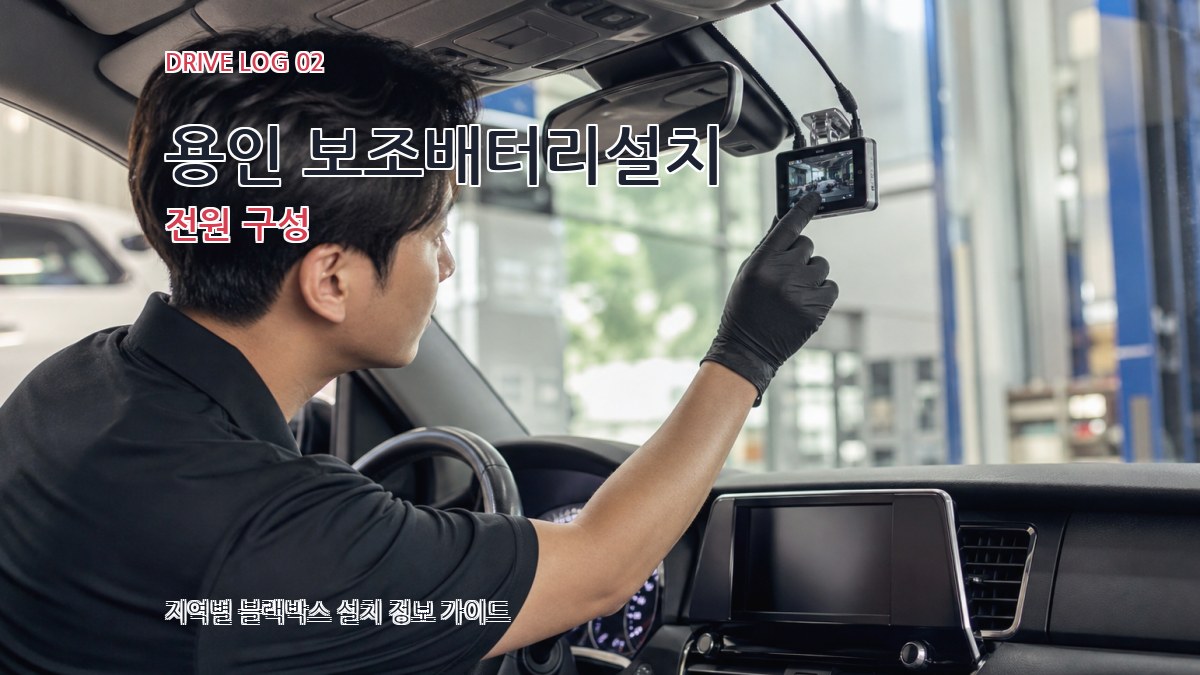 용인 보조배터리설치 전원 구성
