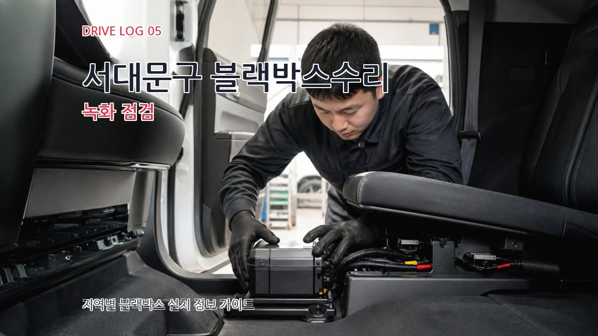 서대문구 블랙박스수리 녹화 점검