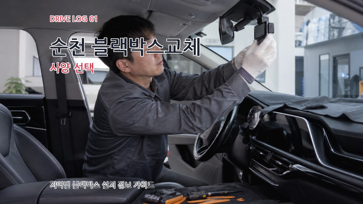 순천 블랙박스교체