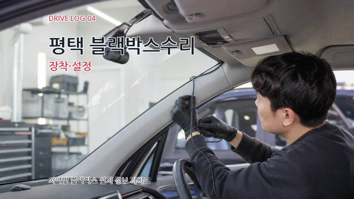 평택 블랙박스수리 장착·설정