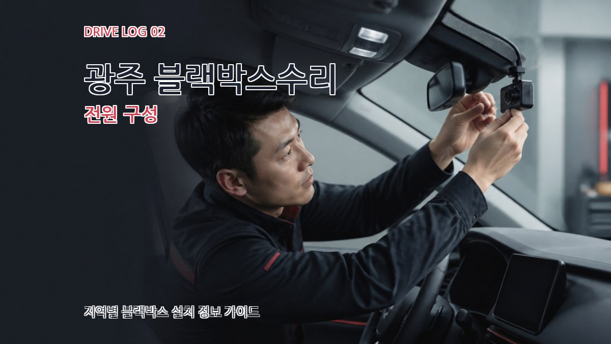 광주 블랙박스수리 전원 구성