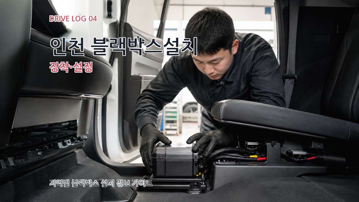 인천 블랙박스설치 장착·설정