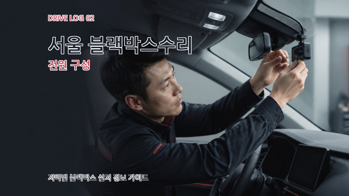 서울 블랙박스수리 전원 구성
