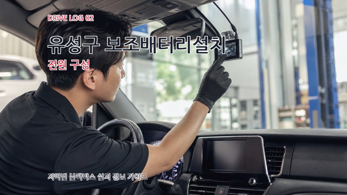유성구 보조배터리설치 전원 구성