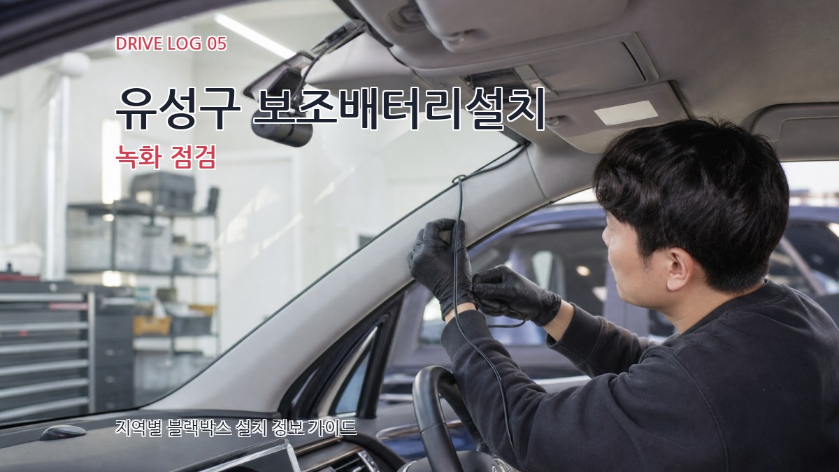 유성구 보조배터리설치 녹화 점검