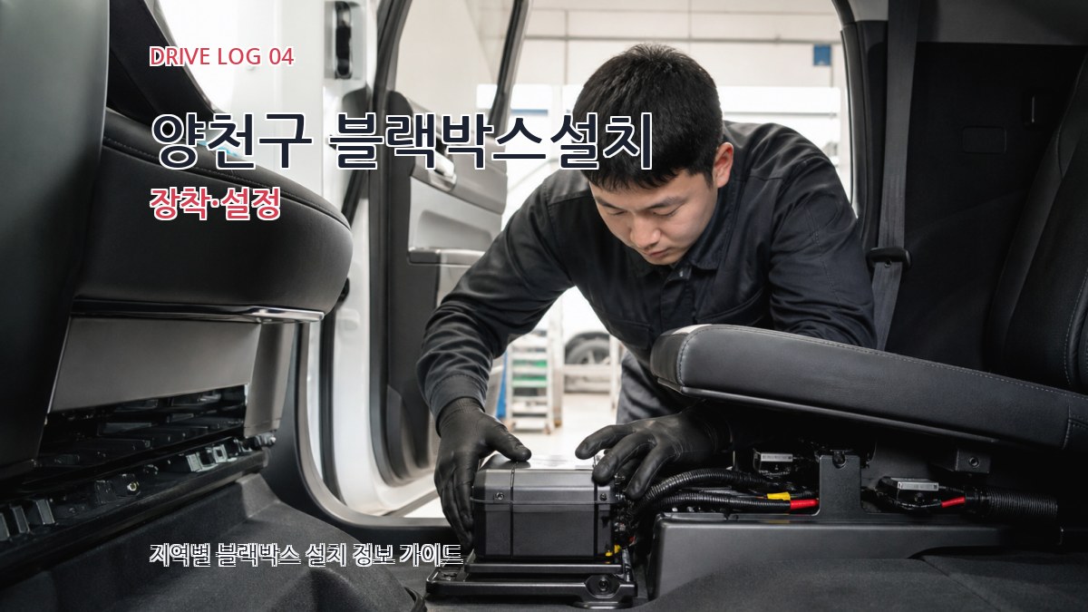 양천구 블랙박스설치 장착·설정
