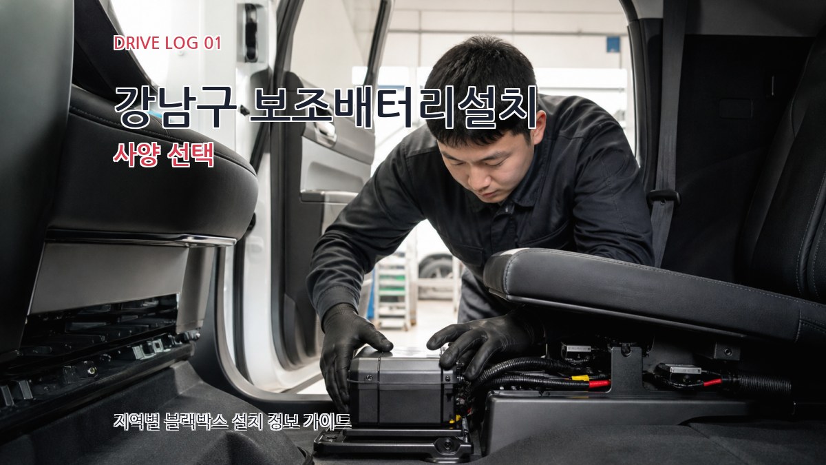강남구 보조배터리설치