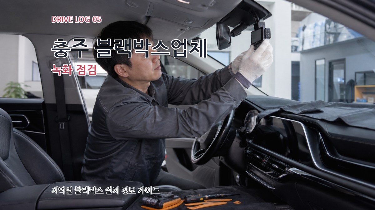 충주 블랙박스업체 녹화 점검