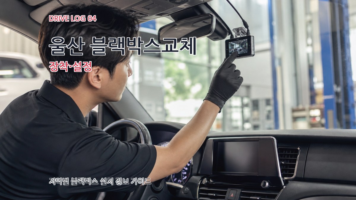 울산 블랙박스교체 장착·설정