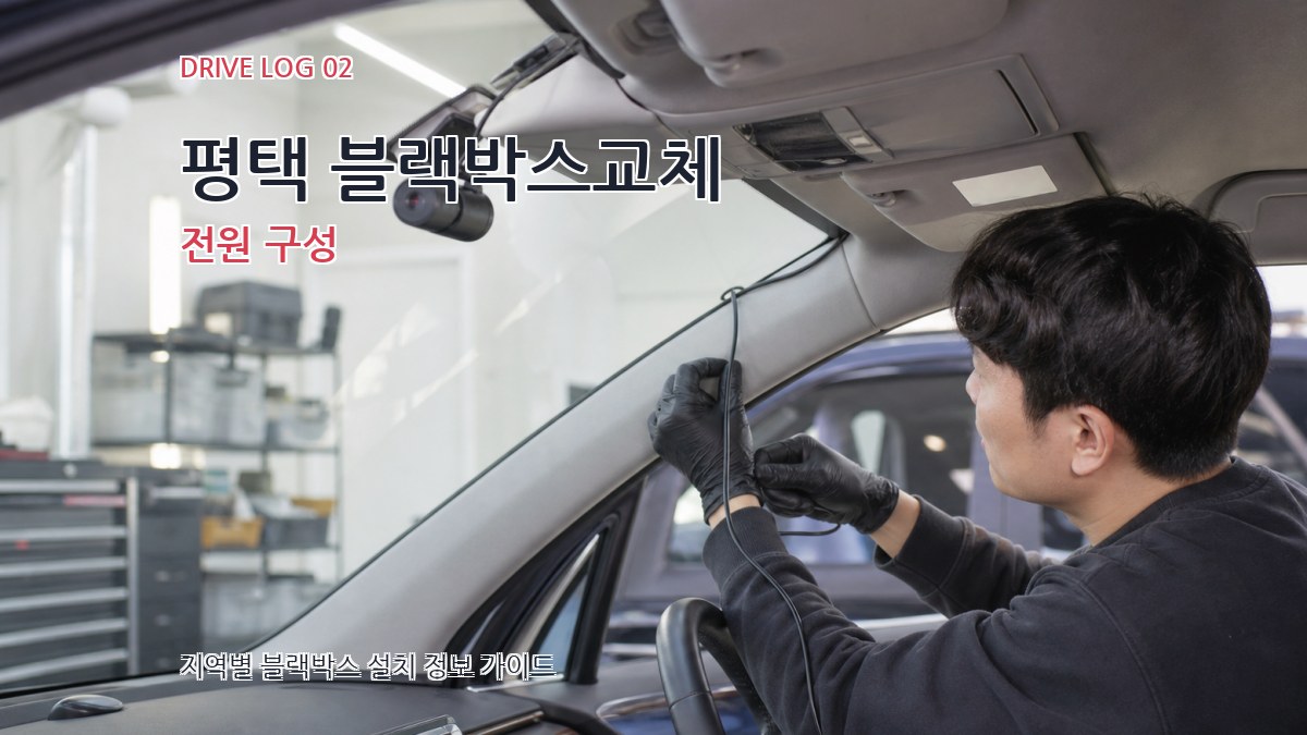 평택 블랙박스교체 전원 구성