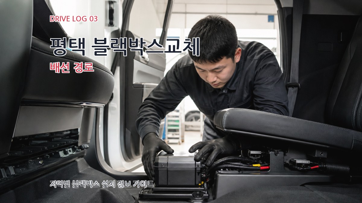 평택 블랙박스교체 배선 경로