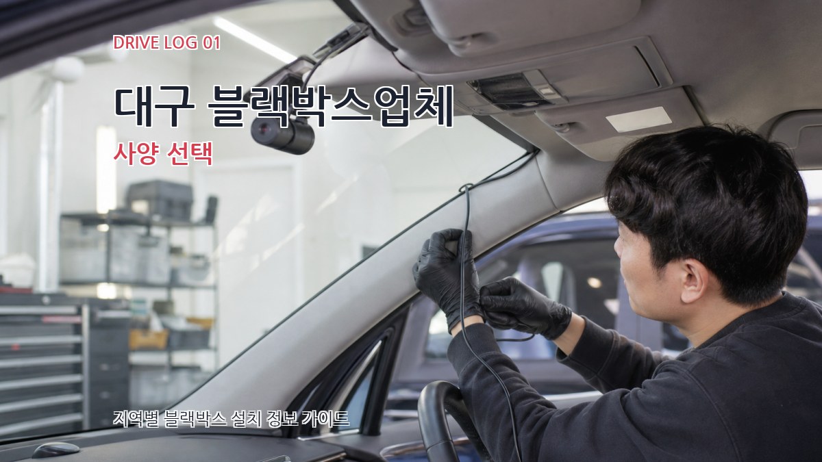 대구 블랙박스업체