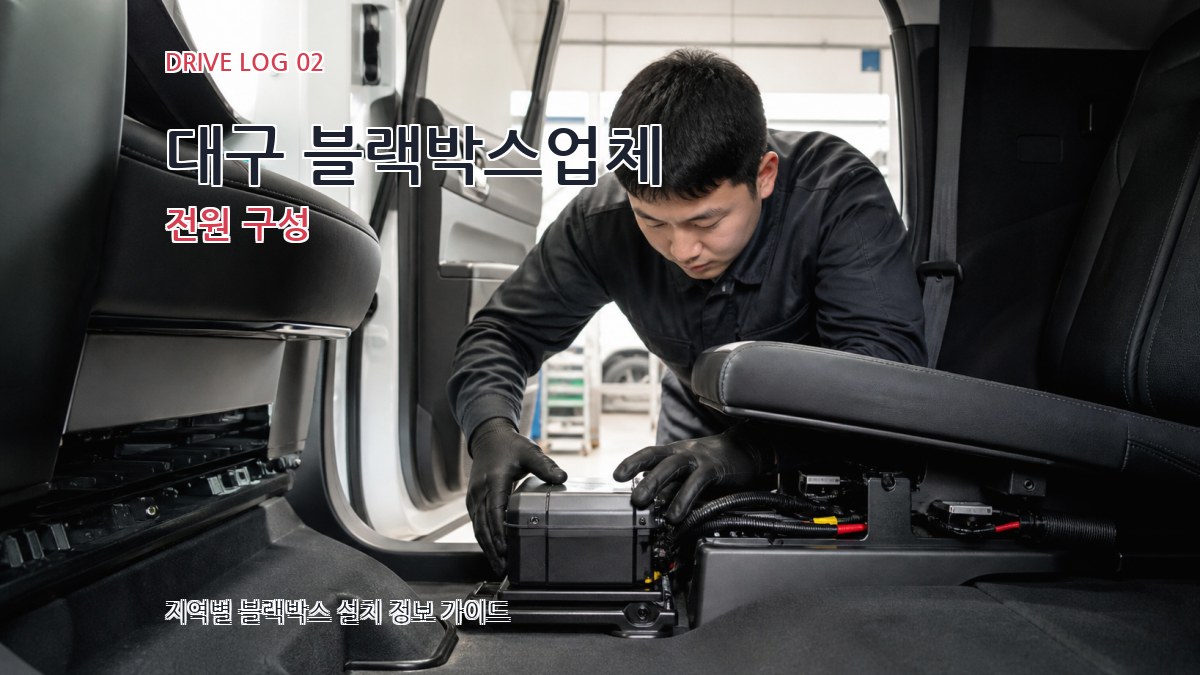 대구 블랙박스업체 전원 구성
