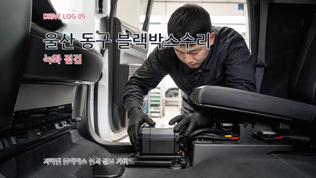 울산 동구 블랙박스수리 녹화 점검