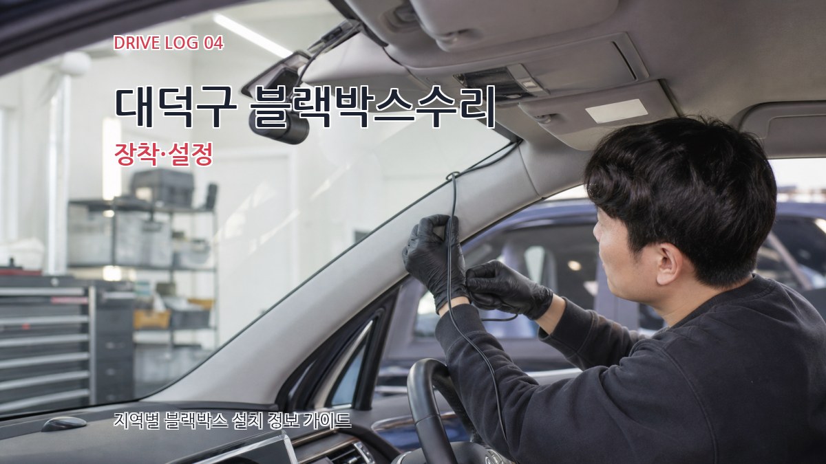 대덕구 블랙박스수리 장착·설정
