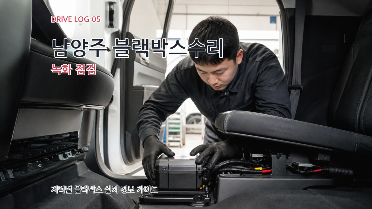 남양주 블랙박스수리 녹화 점검