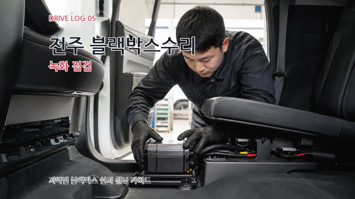 전주 블랙박스수리 녹화 점검