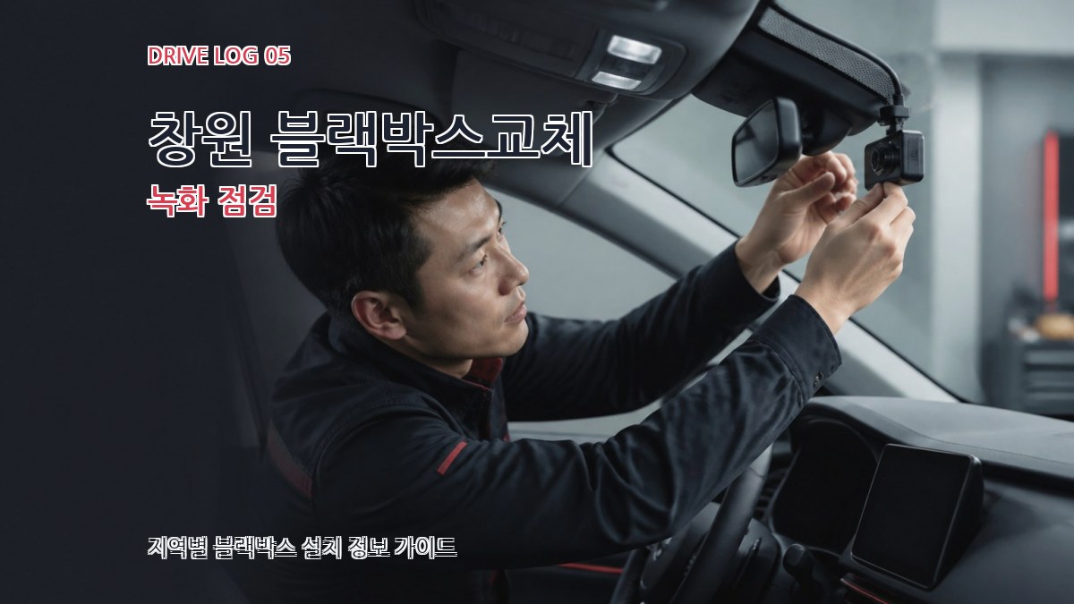 창원 블랙박스교체 녹화 점검