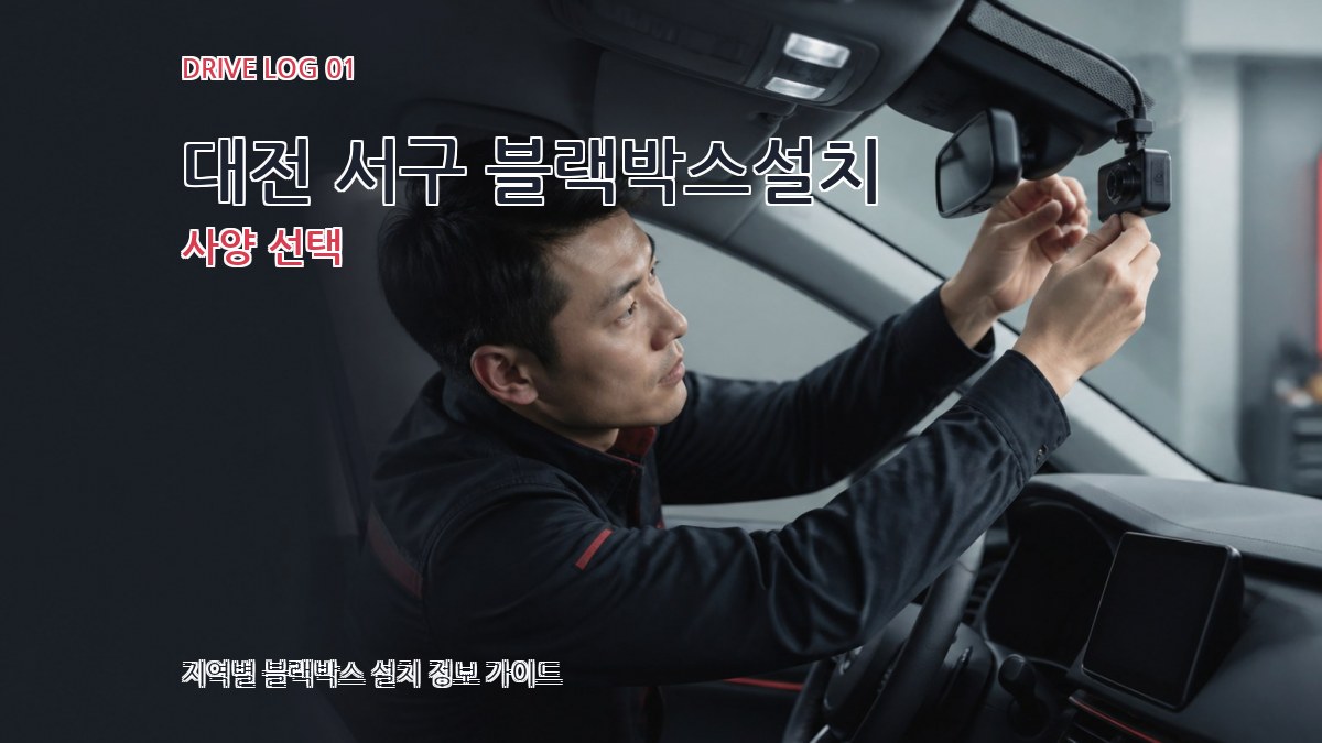 대전 서구 블랙박스설치