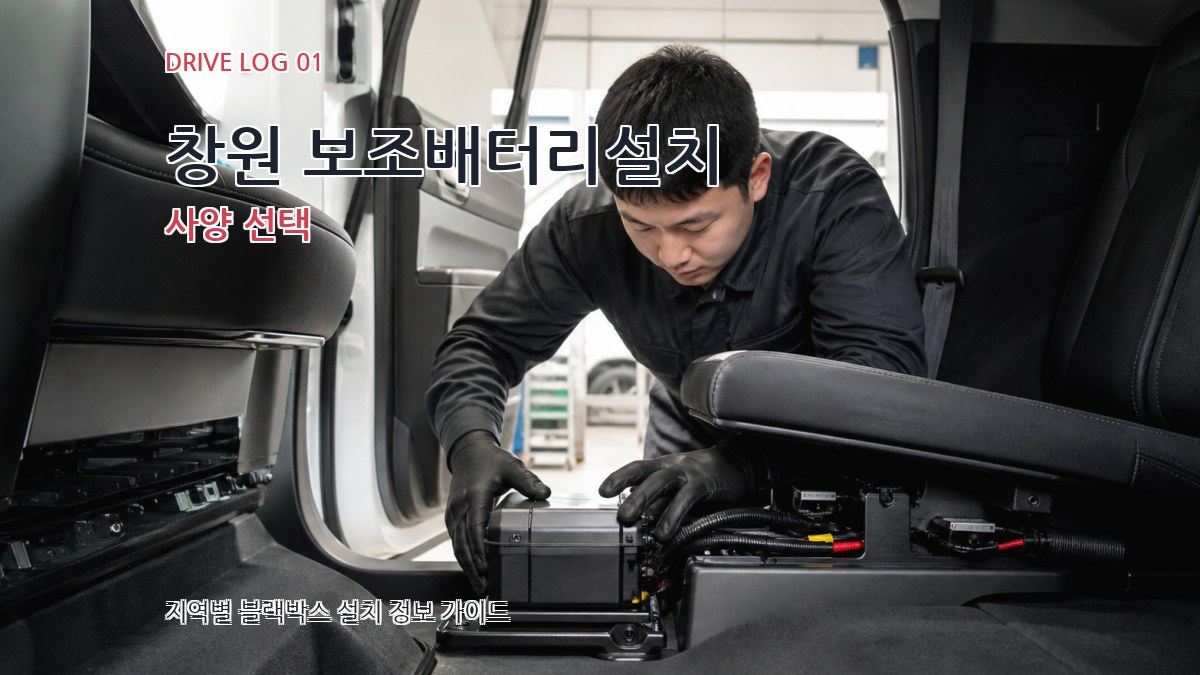 창원 보조배터리설치