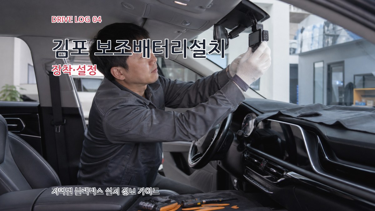 김포 보조배터리설치 장착·설정