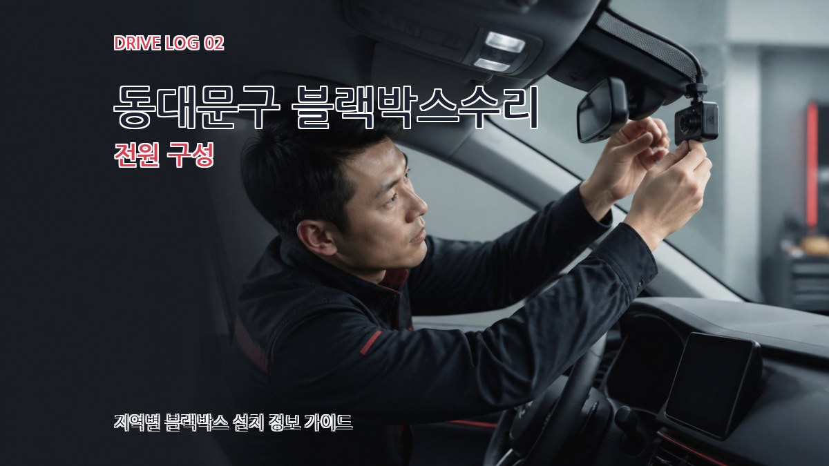동대문구 블랙박스수리 전원 구성